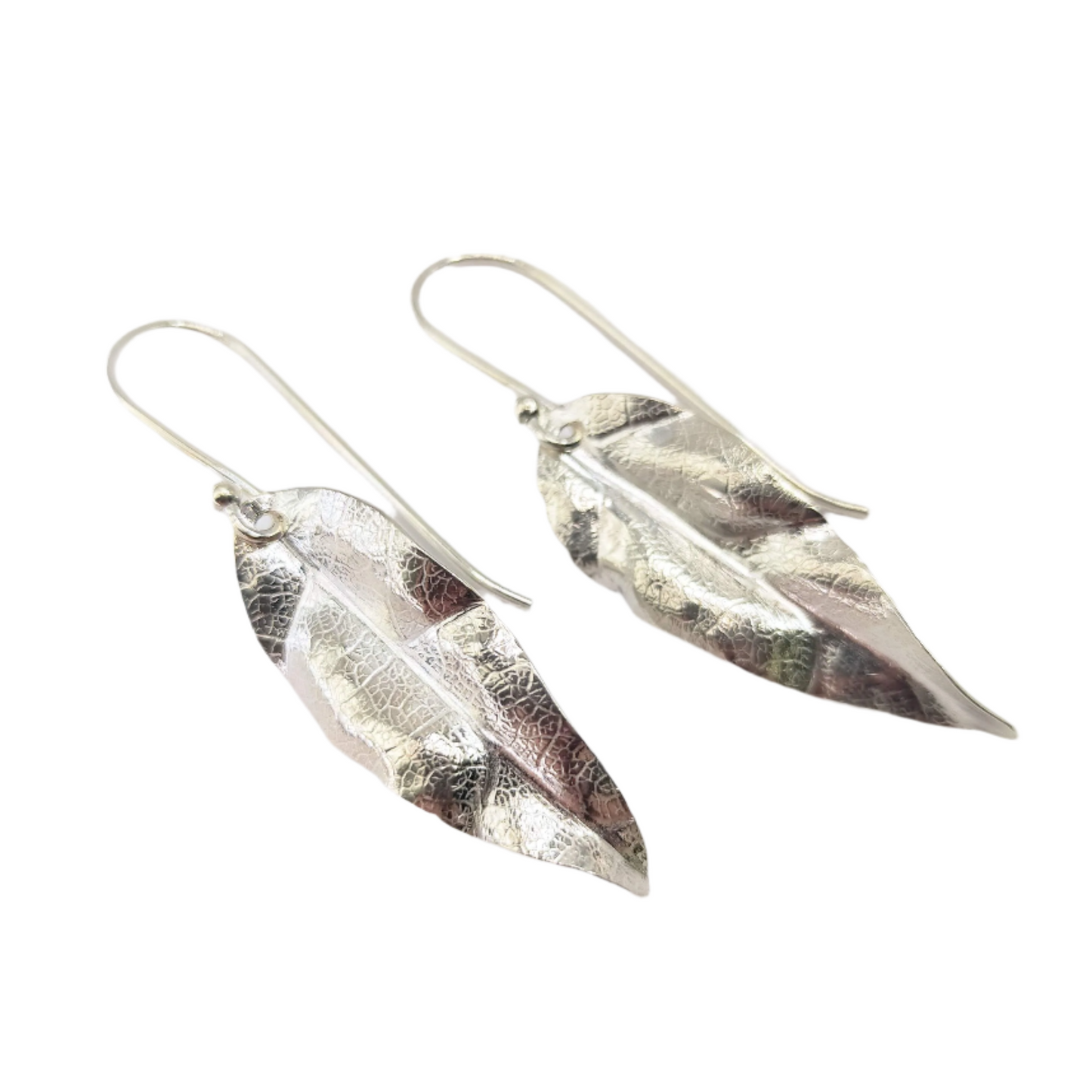 Silver Leaf Earrings