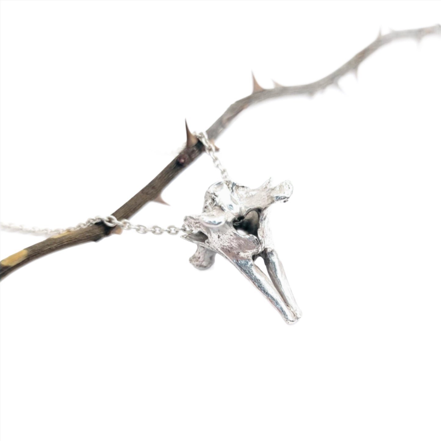 ✨PREORDER✨ Silver Necromancer Bone Pendant