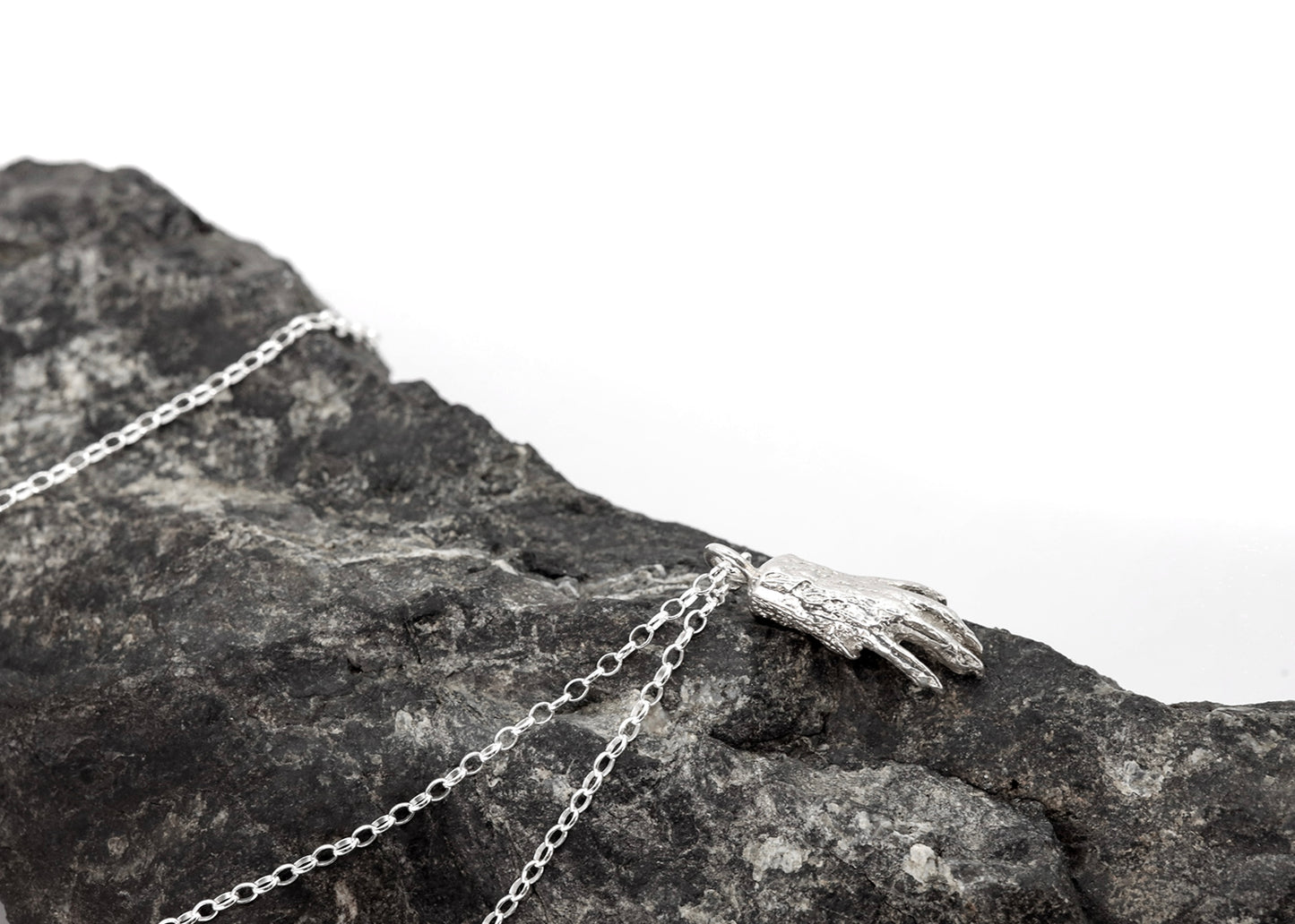 Silver Rat Paw Pendant
