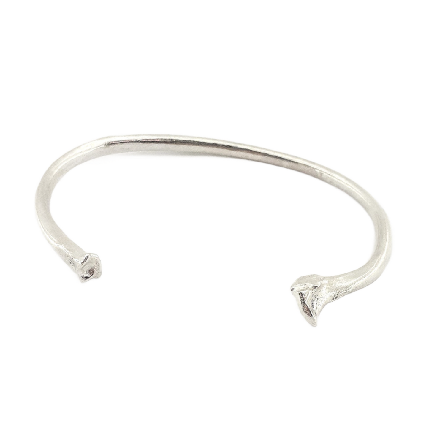 Silver Bone Bangle