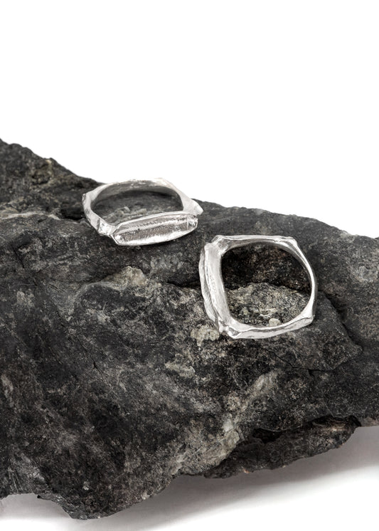 Silver Dish Ring