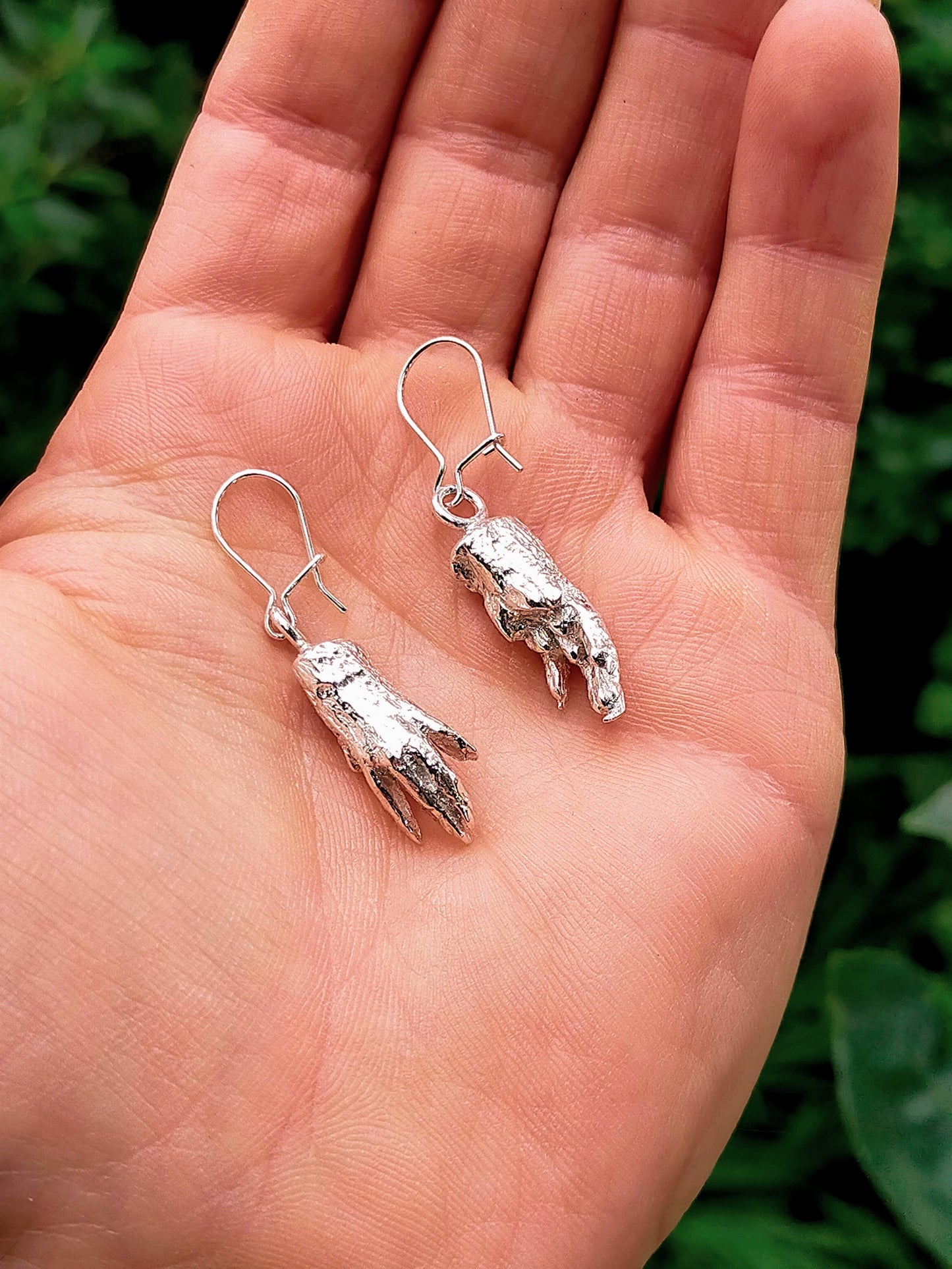 ✨PRE-ORDER✨Silver Rat Paw Earrings