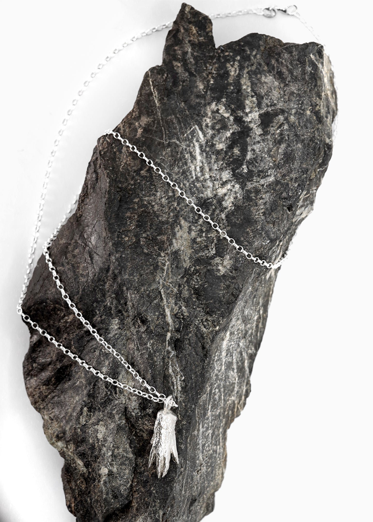 Silver Rat Paw Pendant