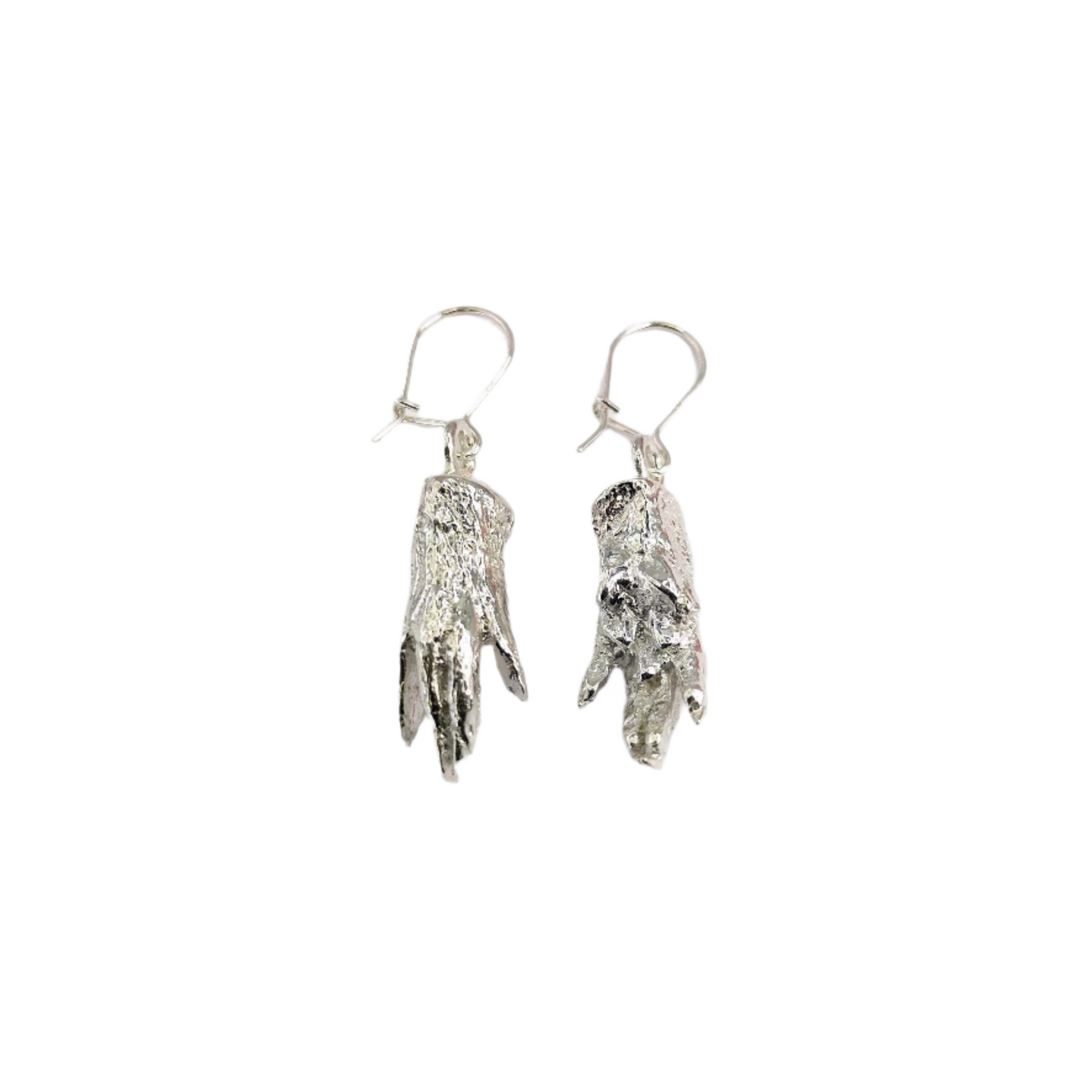 ✨PRE-ORDER✨Silver Rat Paw Earrings