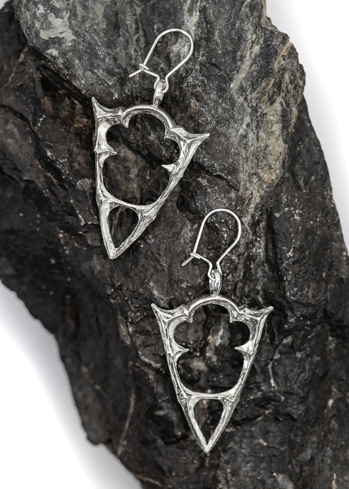 Silver Portal Earrings