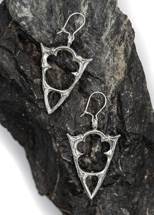 Silver Portal Earrings