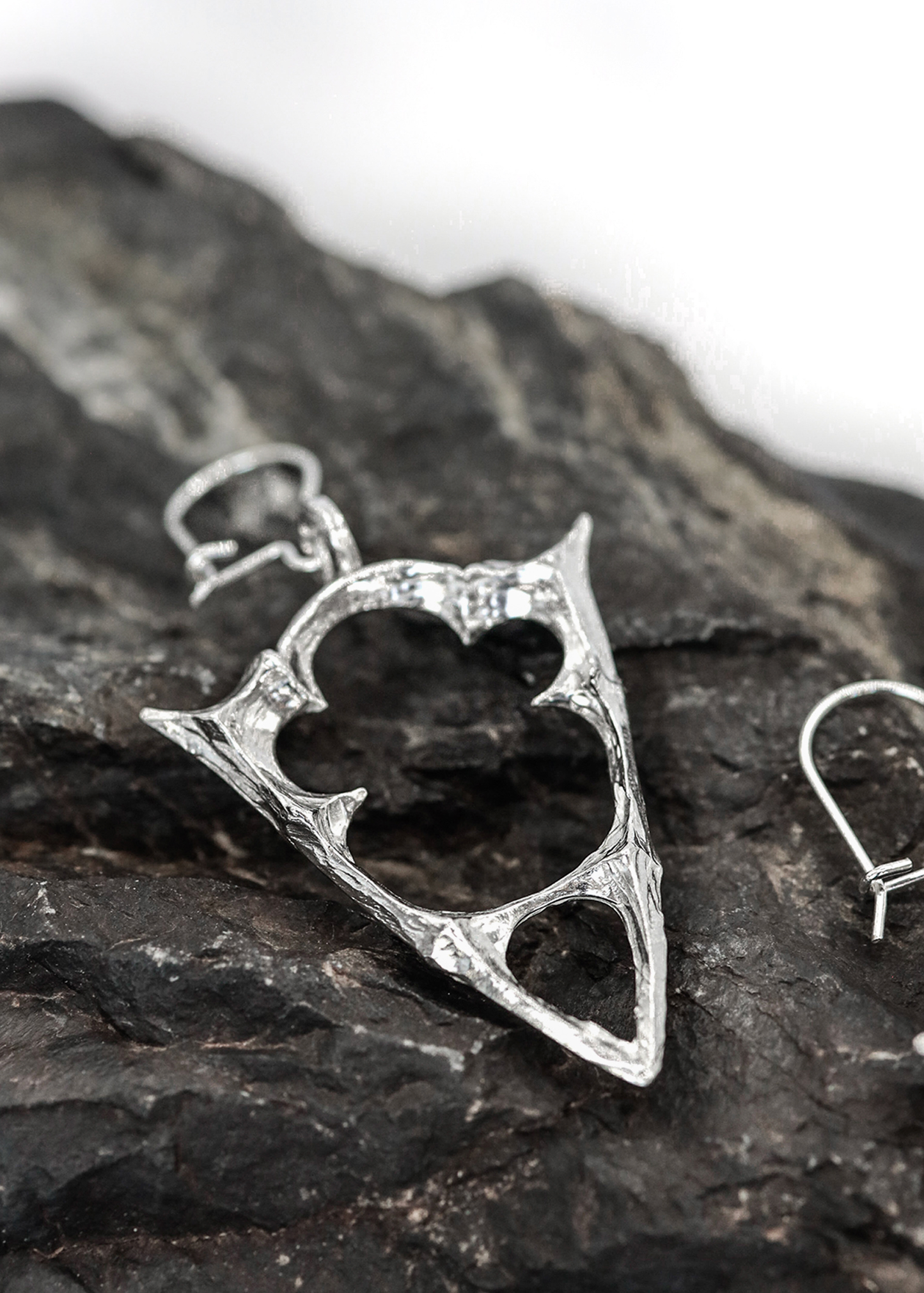 Silver Portal Earrings