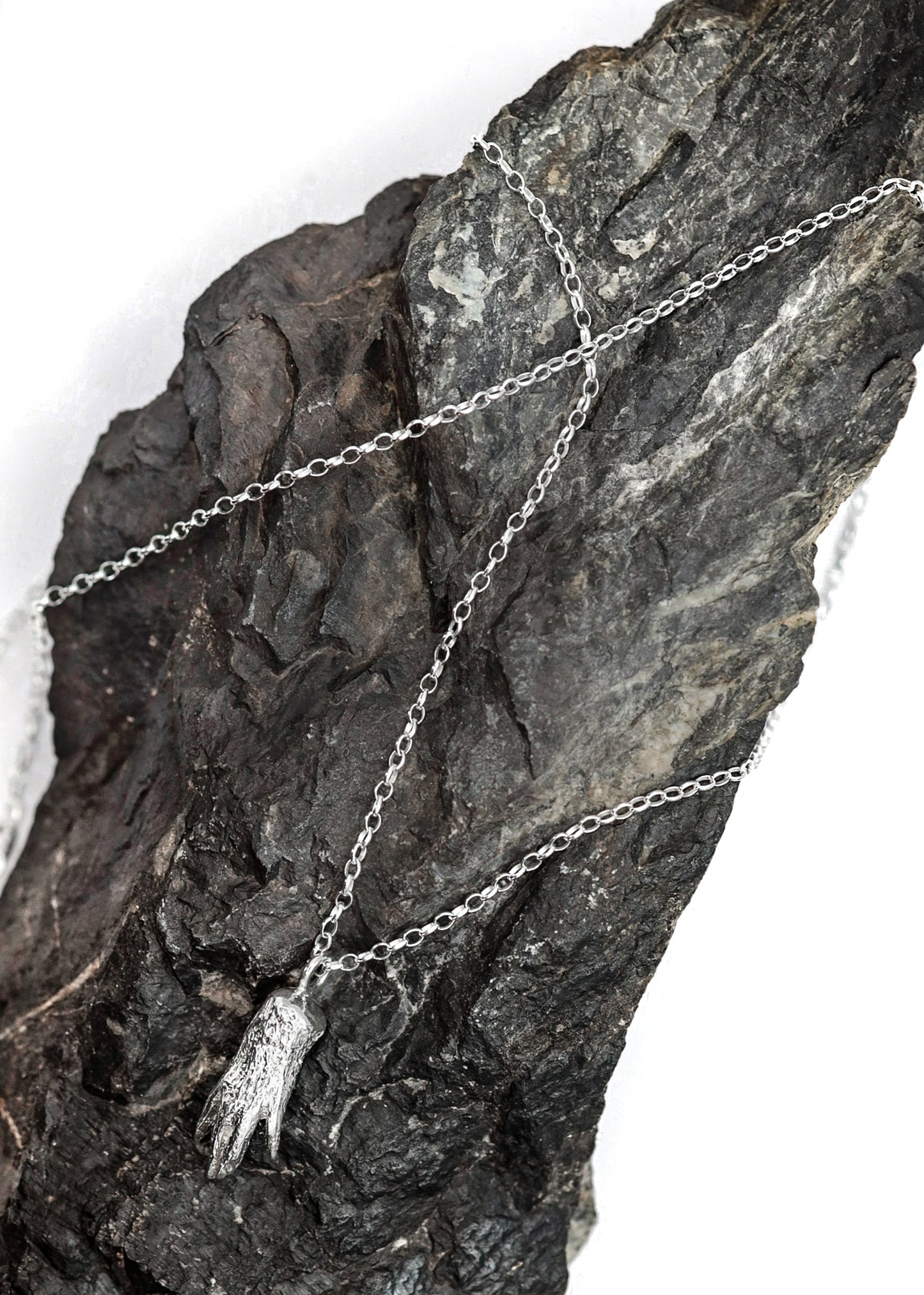 Silver Rat Paw Pendant