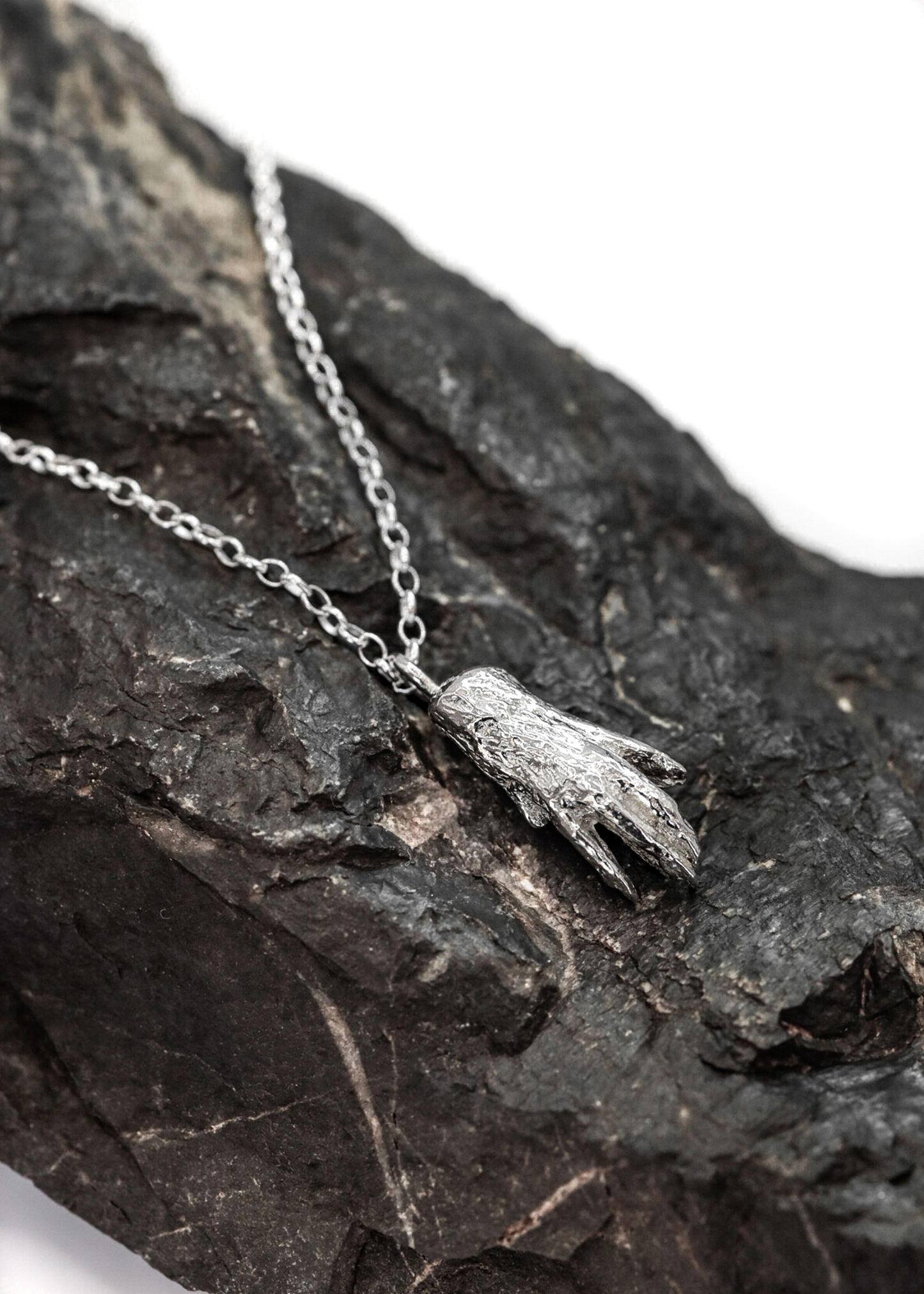 Silver Rat Paw Pendant