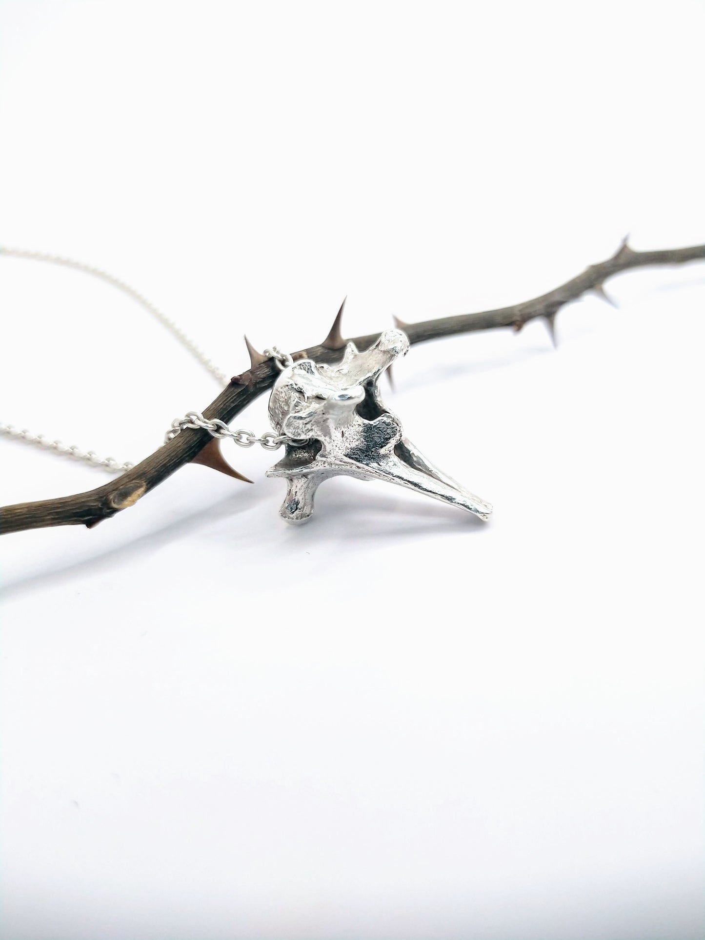 ✨PREORDER✨ Silver Necromancer Bone Pendant