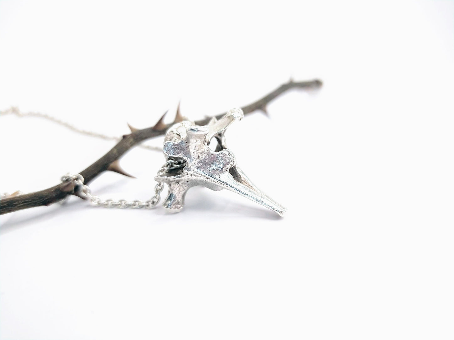 ✨PREORDER✨ Silver Necromancer Bone Pendant
