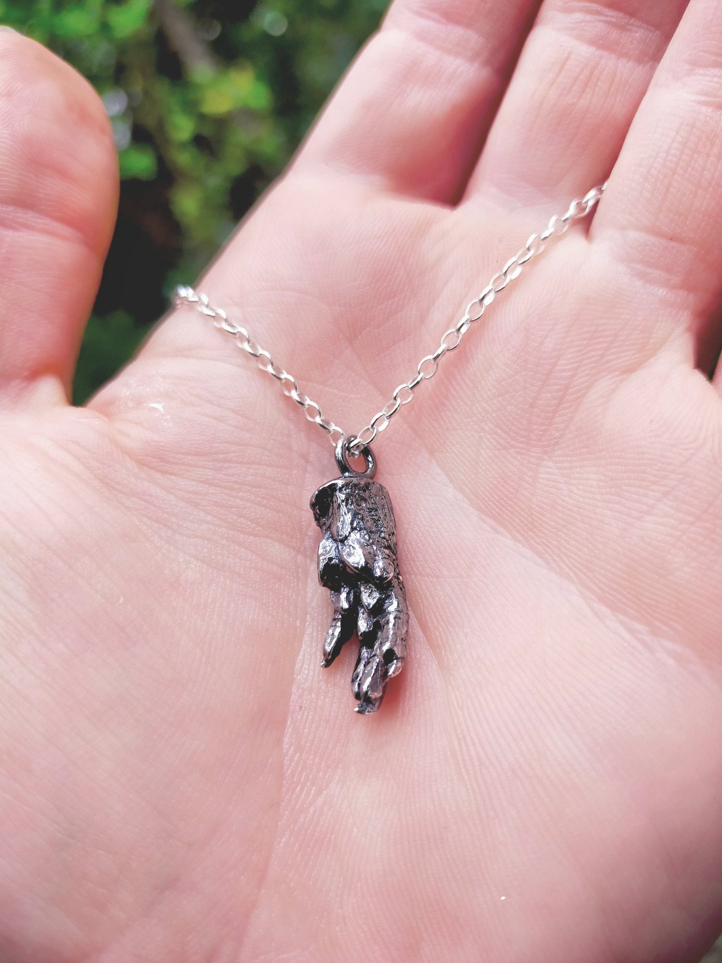 Silver Rat Paw Pendant