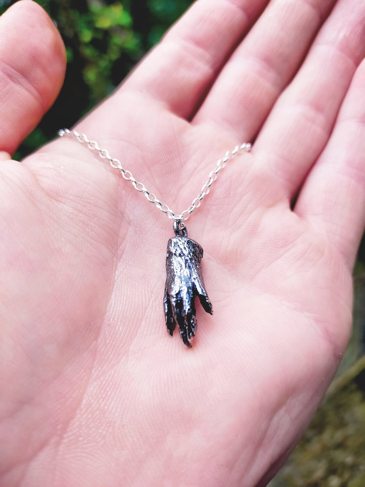 Silver Rat Paw Pendant