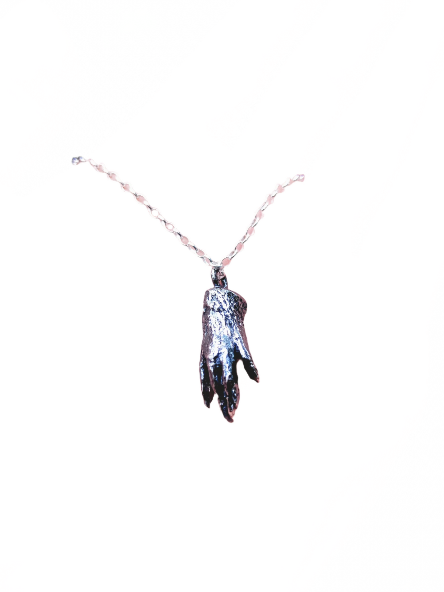 Silver Rat Paw Pendant